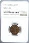 Weimar 2 Rentenpfennig 1923 J - NGC MS63 BN