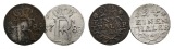 Altdeutschland; 2 Kleinmünzen 1785/1783
