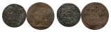 Altdeutschland; 2 Kleinmünzen 1782/1824