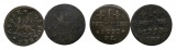 Altdeutschland; 2 Kleinmünzen 1797/1793