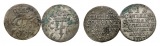 Altdeutschland; 2 Kleinmünzen 1798/1767