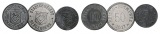 Bayern; Bergzabern; 3 Notmünzen 1917; WZ: 5, 10, 50;  Menzel ...