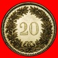 Ⰺ FREIHEIT (1881-2026): SCHWEIZ ★ 20 RAPPEN 2015B! STEMPEL...