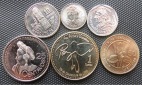Guatemala  1 5 10 25 50 centavos 1 quetzal 2000 2006 2007 2008