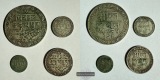 Udaipur State 4x div. Rupees Fatteh Singh 1985 (1925) FM-Frank...
