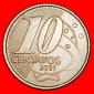 Ⰺ SÜDKREUZ (1998-2025): BRASILIEN ★ 10 CENTAVO 2001! STEM...