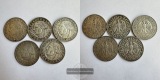 Dt. Reich 5 x 2 Reichsmark (Martin Luther) 1933 FM-Frankfurt K...