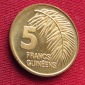Guinea 5 franken 1985