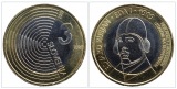 Slowenien 3 Euro 2009 Edvard Rusjan - Eda I 100 Jahre erster F...