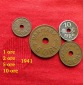 Färöer-Inseln 1 2 5 10 ore 1941 Dänemark