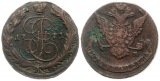 Russland: Katharina II., 5 Kopeken 1771 EM, siehe unten!