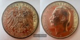 Dt. Reich 1913  5 Mark - Frederick II G FM-FRANKFURT KM#281 Fe...