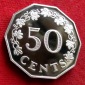 Malta 50 cents 1977 PP