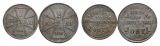 Deutsches Reich; 1 und 2 Kopeken 1916; Gebiet des Oberbefehlsh...