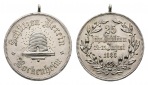 Medaille; SchützenVerein Borkenheim; 25jähr. Jubiläum 1888;...