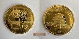 China.  10 Yuan 1982 - Panda.  MM-Frankfurt Feingold: 3,11g �...