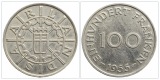 Saarland 100 Franken, 1955