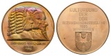 Medaille 1985; Kulturbund; Bezirksmünzaustellung Weissenfels;...