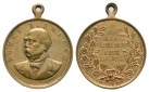 Medaille 1898; Fürst Bismarck; tragbar; Bronze; 10,56 g; Ø 2...