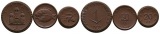 3x Medaillen 1921; Freiberger Münze/ Boldixum/ Sachsen; Porze...