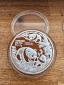 China 1991 12oz Silberpanda in Kapsel, 100yuan