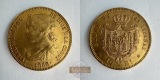 Spanien 10 Escudos Isabella II 1868 (1865-1873) MM-Frankfurt K...