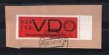 DDR 1965 Dienstmarke VD auf Briefstück/ Echt gelaufen/ Top St...