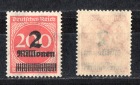 Dt. Reich 1923 Mi. 309/ 2 Mio auf 200 M/ Unbenutzt* / siehe scan