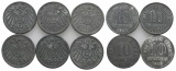 Deutsches Reich; 6 Kleinmünzen