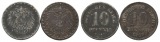 Deutsches Reich; 2 Kleinmünzen 1917