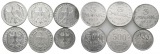 Deutsches Reich; Weimarer Republik; 6 Kleinmünzen 1922/1923