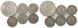 Kaiserreich; 5 Kleinmünzen; Polen 10 Zloty 1971