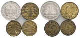 Deutsches Reich; 4 Kleinmünzen