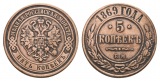Russland; 1 Kleinmünze 1869