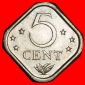 Ⰺ NIEDERLANDE MIT ARUBA (1971-1985): ANTILLEN ★ 5 CENT 198...