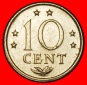 Ⰺ NIEDERLANDE MIT ARUBA (1971-1985): ANTILLEN ★10 CENT 198...