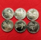 Costa Rica 6 x 50 colones 2023 fauna unc