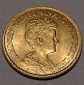 Goldmünze, Niederlande 10 Gulden 1912, Wilhelma