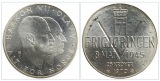 Norwegen 25 Kroner 1970 - 25 Jahre Befreiung Gedenkmünze Silb...