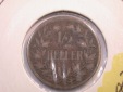 J35  D.O.A Ostafrika  1/2 Heller 1905 A in ss-vz  Originalbilder