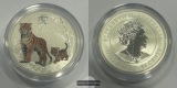 Australien / 50 Cents Lunar III Tiger 1/2 oz 2022 FM-Frankfurt...