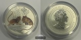Australien / 50 Cents Lunar III Maus 1/2 oz 2020 Frankfurt Fei...
