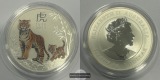 Australien / 1 Dollar Lunar III Tiger 1 oz 2022 Frankfurt Fein...