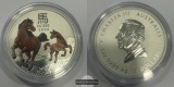 Australien / 8 Dollars Lunar III Pferd 5 oz 2026 FM-Frankfurt ...