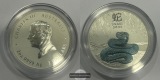 Australien / 2 Dollars Lunar III Schlange 2 oz 2025 FM-Frankfu...