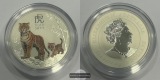 Australien / 2 Dollars Lunar III Tiger 2 oz 2022 FM-Frankfurt ...