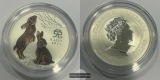 Australien / 2 Dollars Lunar III Hase 2 oz 2023 FM-Frankfurt F...