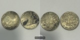 Bolivien / 2x 8 Soles Simon Bolivar 1856-1857 FM-Frankfurt ges...