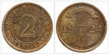 Deutschland 2 Rentenpfennig 1924 A