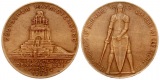 Deutschland: Bronzemedaille a.d. Völkerschlachtdenkmal, ø = ...